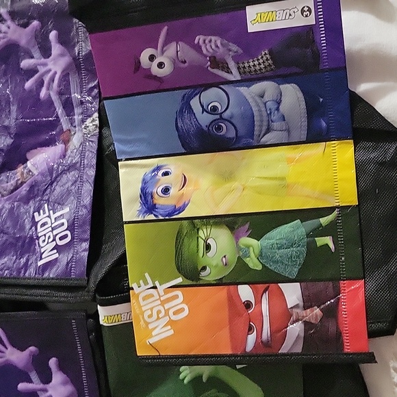 Disney Pixar Inside Out Subway Reusable Bags - Picture 2 of 8